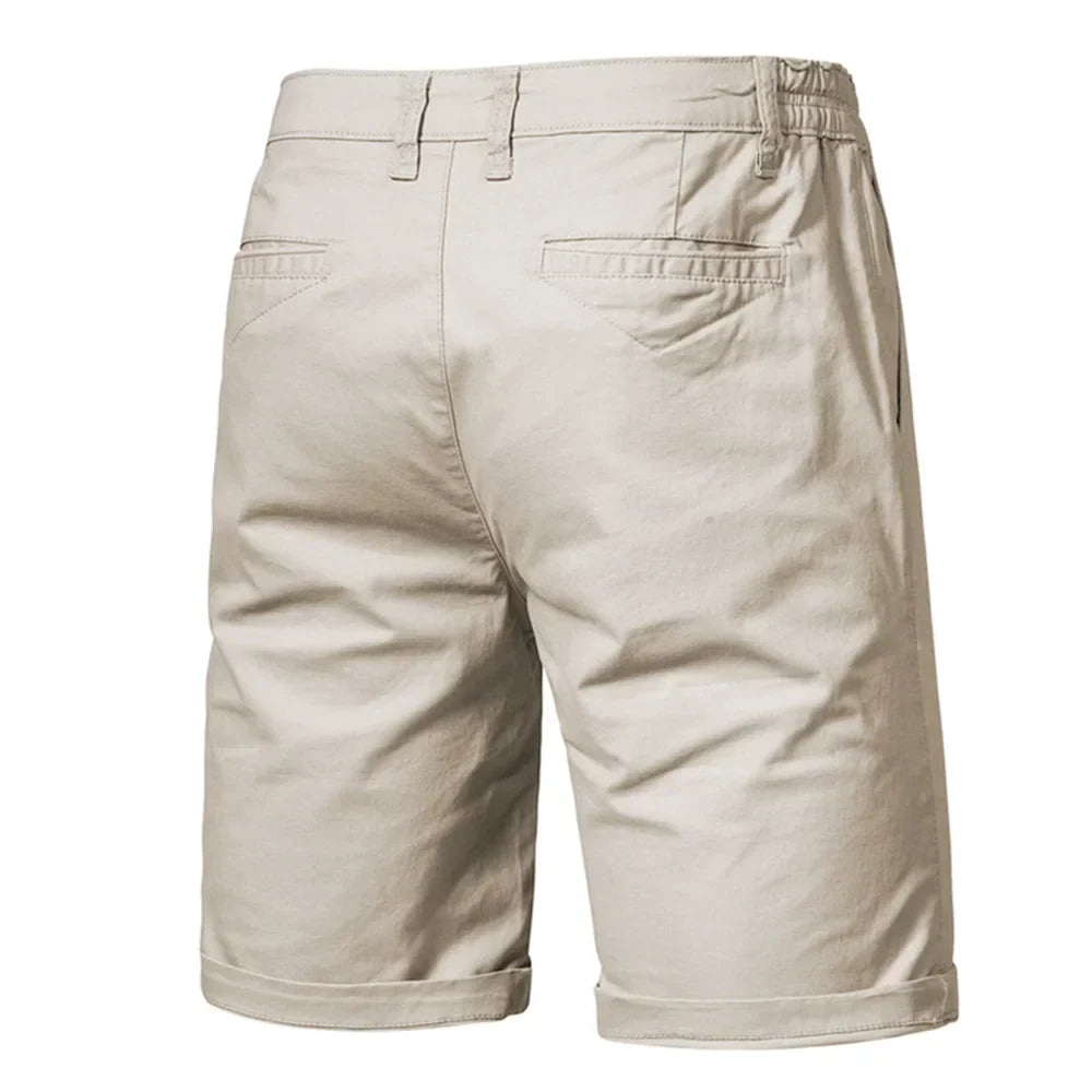 Men's Smart Casual Shorts Lightweight Beige
