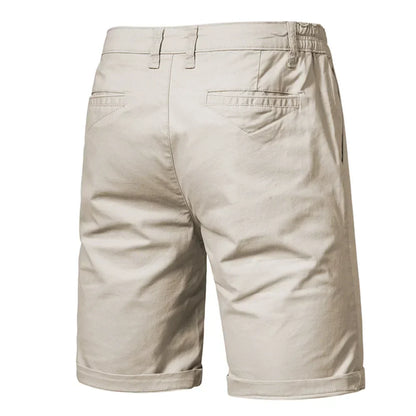 Men's Smart Casual Shorts Lightweight Beige