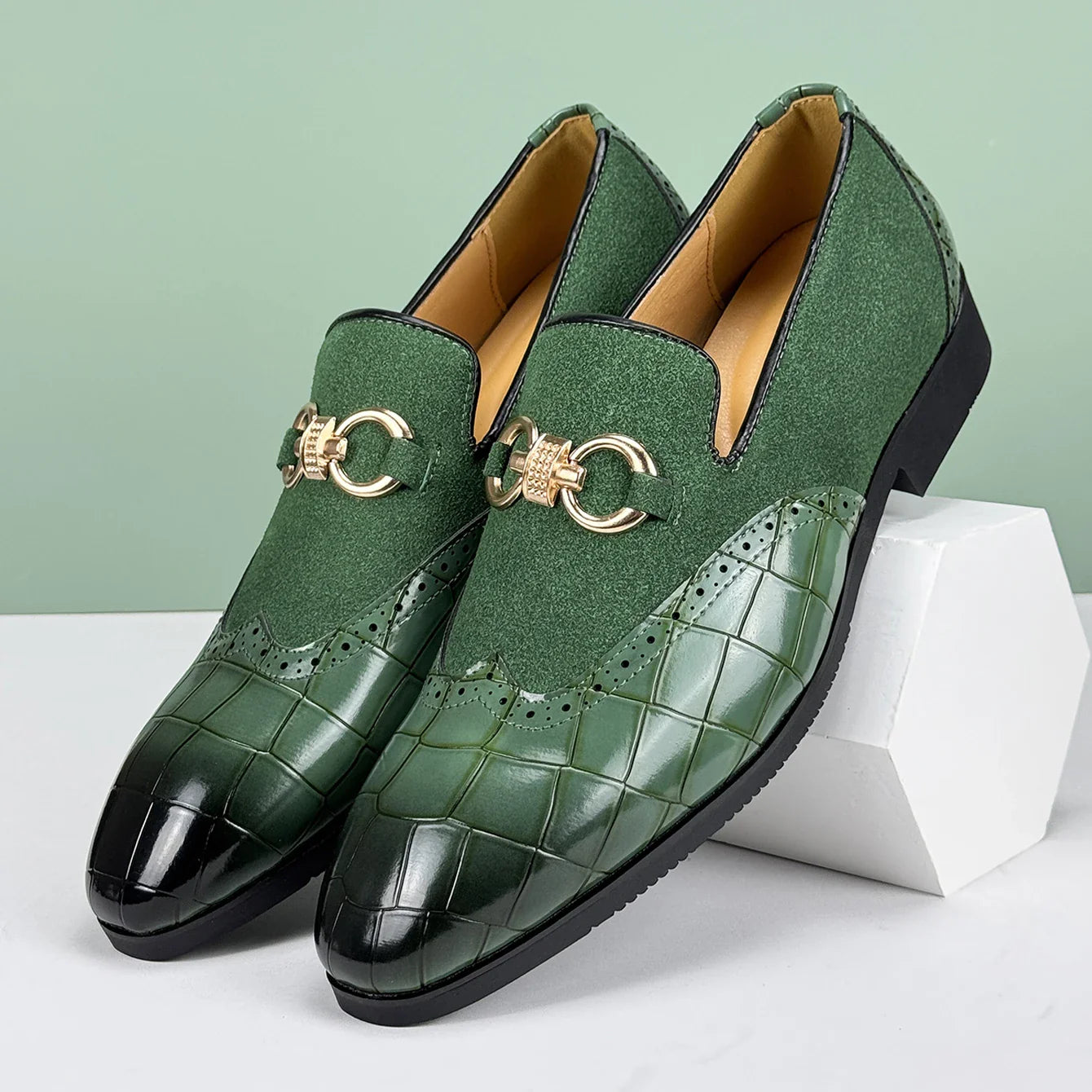 Men's Leather Loafers Brown