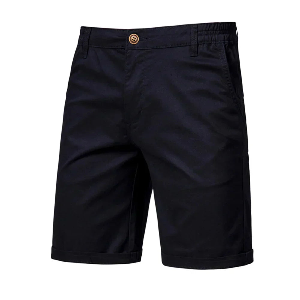 Men's Smart Casual Shorts Lightweight Beige - 
Fashinoza