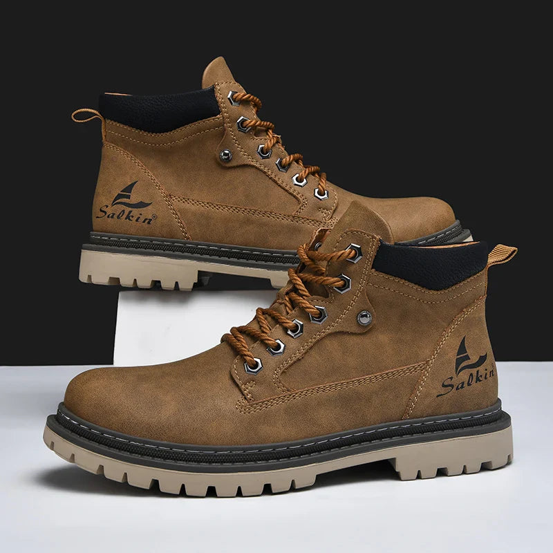 Regon Genuine Leather Boots