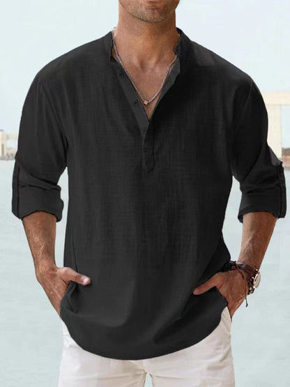 Men's Casual Shirt Relaxed Fit Breathable