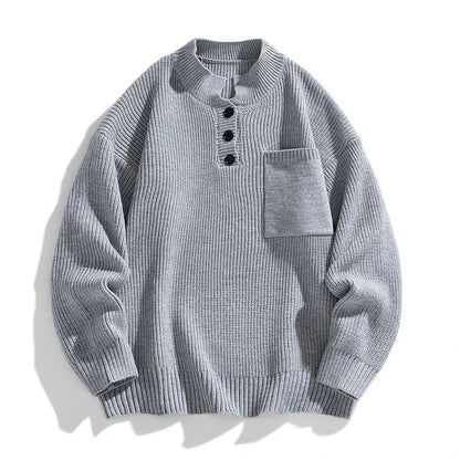 Keith | Men’s Spring Buttoned Knit Pullover