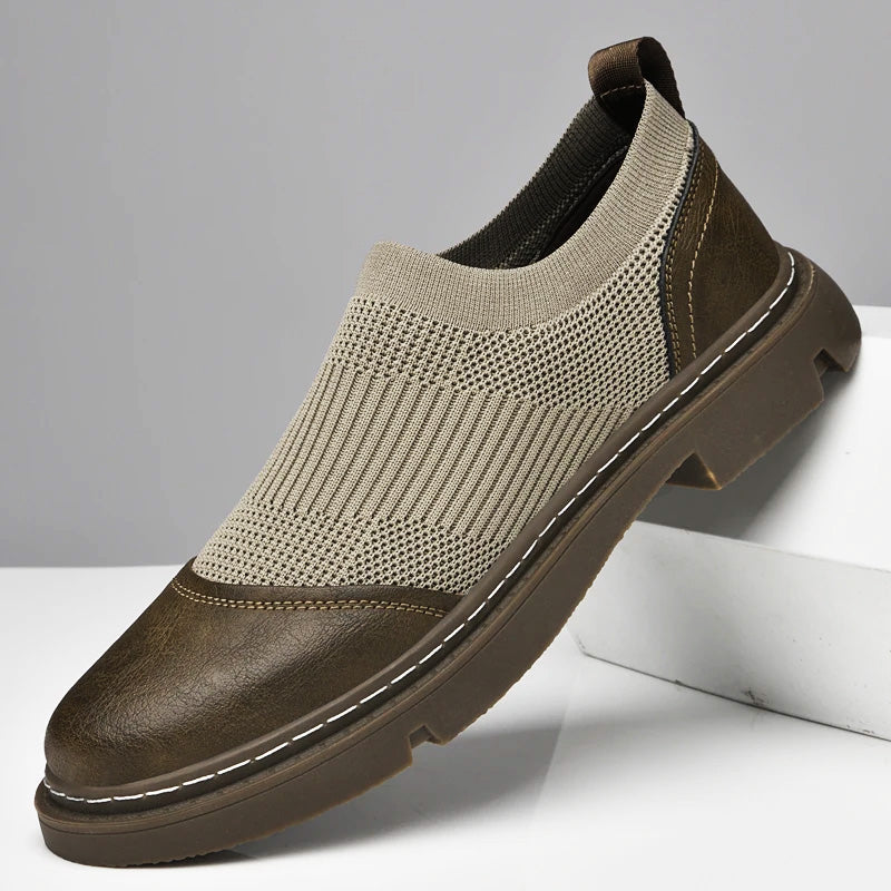 Men's Ace Leather Mesh Shoes