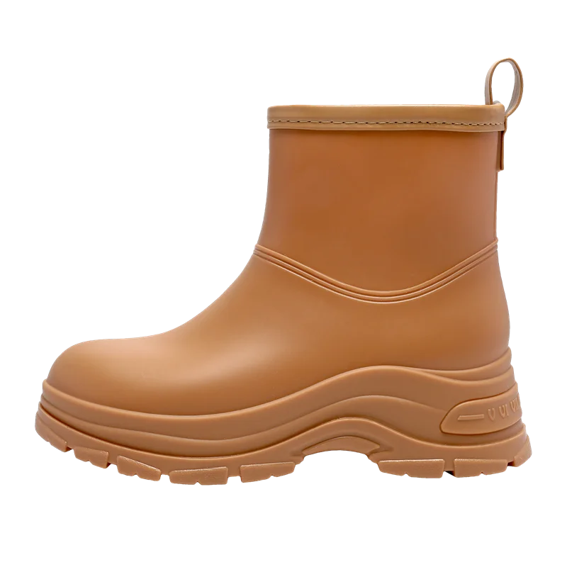 Women's Waterproof Mid-Calf Boots Thick Outsole Slip-Resistant