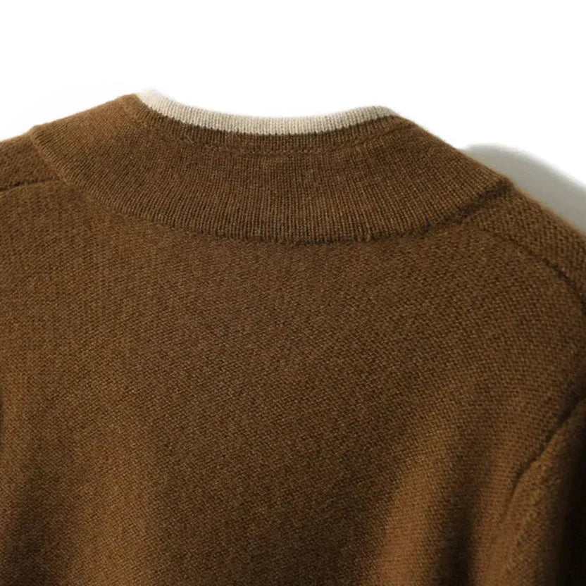 Women's Cardigan Sweater Four Patch Pockets