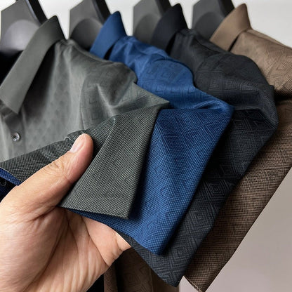 Men's Nanosilk Polo Shirt - 
Fashinoza