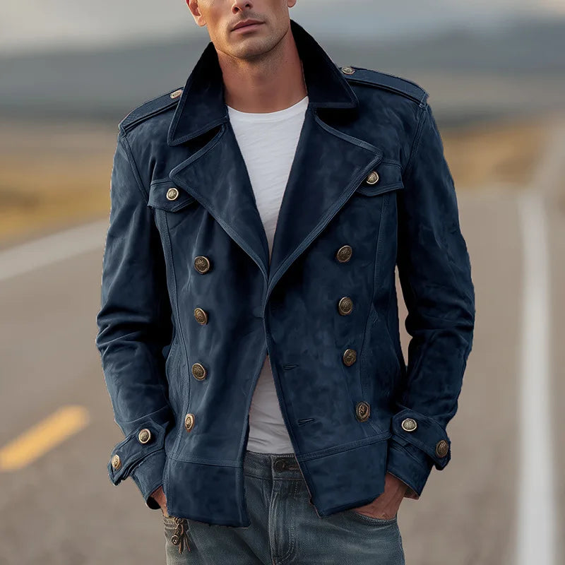 Douglas Men's Suede Overcoat