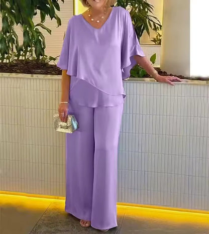 Women's Loose And Pants Set
