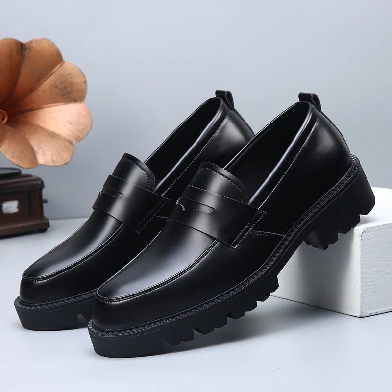 Men's Leather Dress Shoes Black