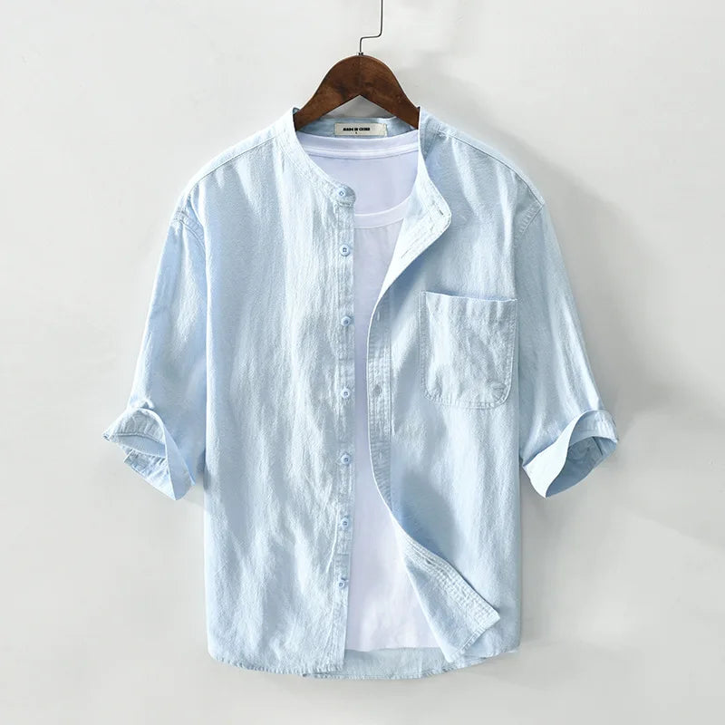 Men's Cotton Half Sleeve Shirt - 
Fashinoza