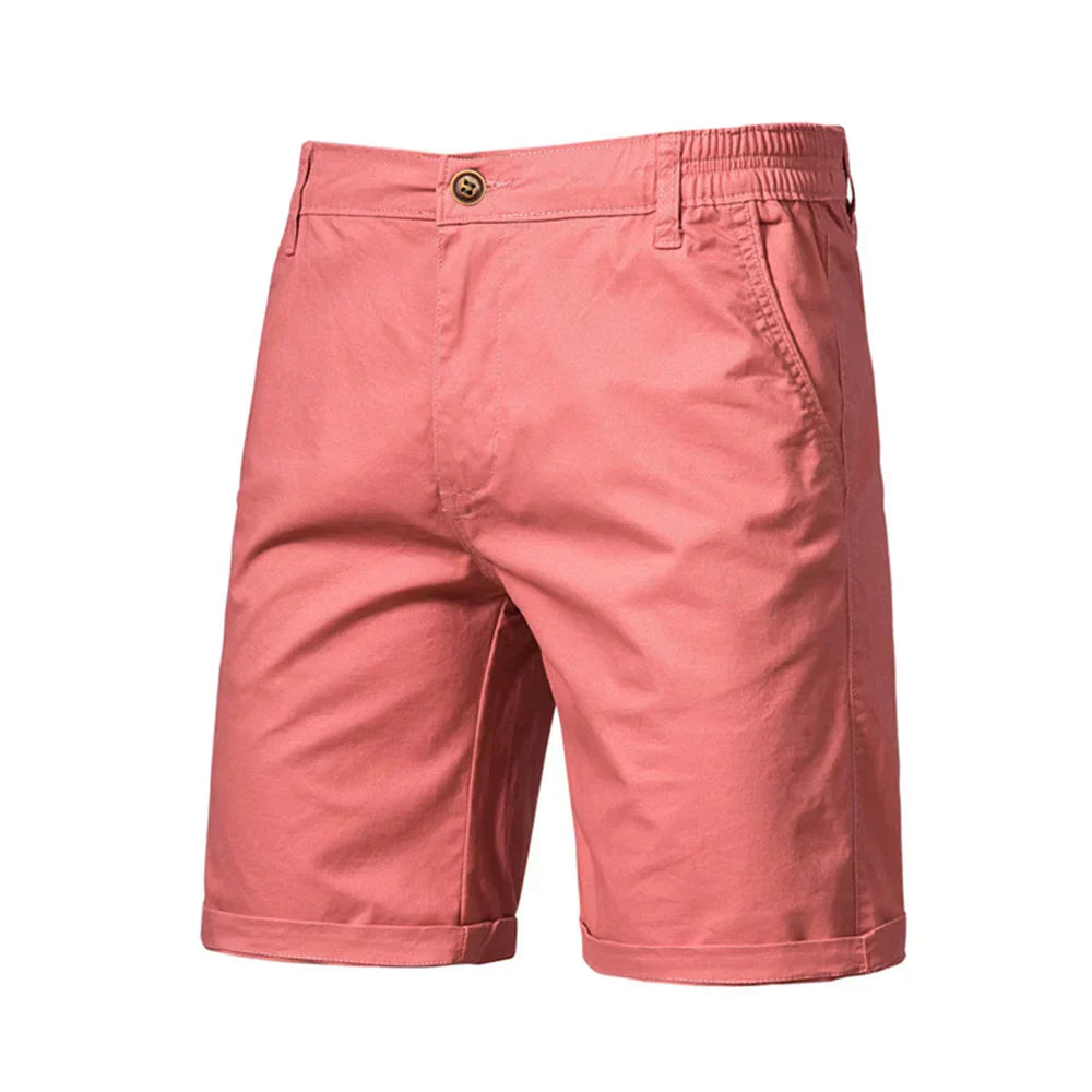 Men's Smart Casual Shorts Lightweight Beige