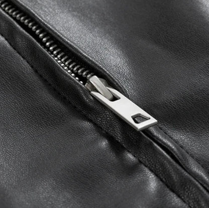 Alexander  | Men’s Oversized Leather Bomber Jacket