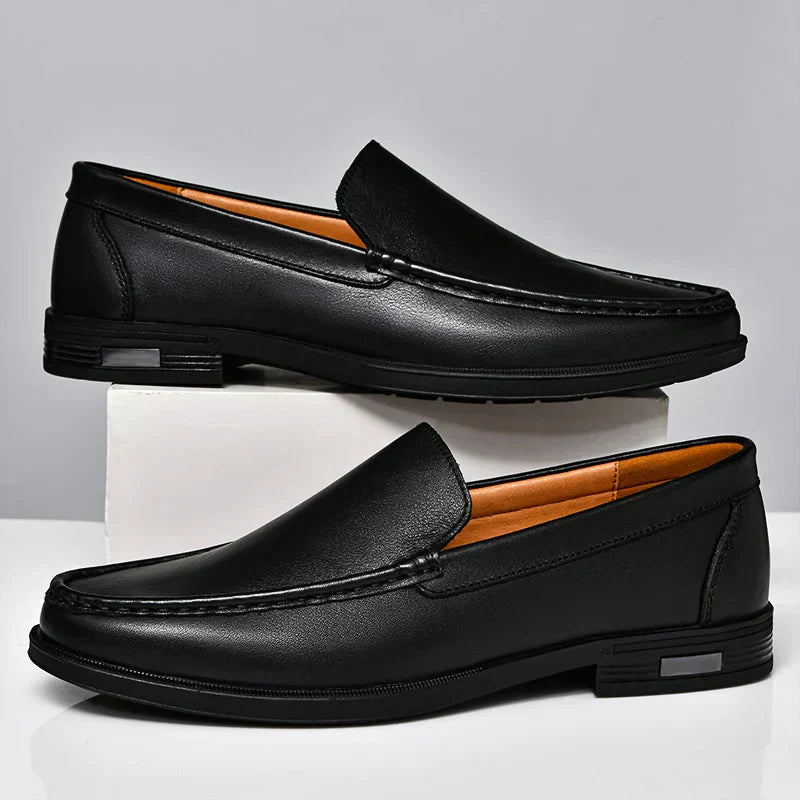 Men's Classic Slip-On Loafers Leather Comfortable
