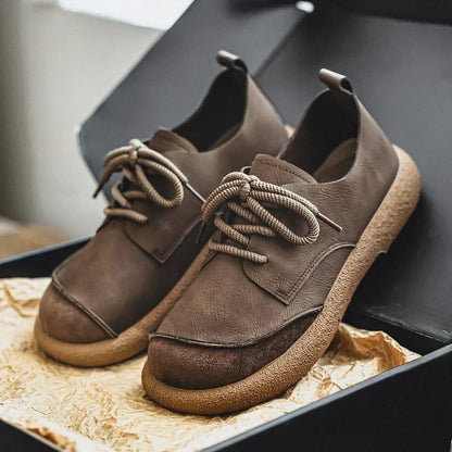 Men's Lace-Up Sneakers Textured Toe - Fashinoza