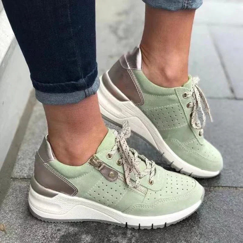 Women's Walking Shoes Leather Comfortable