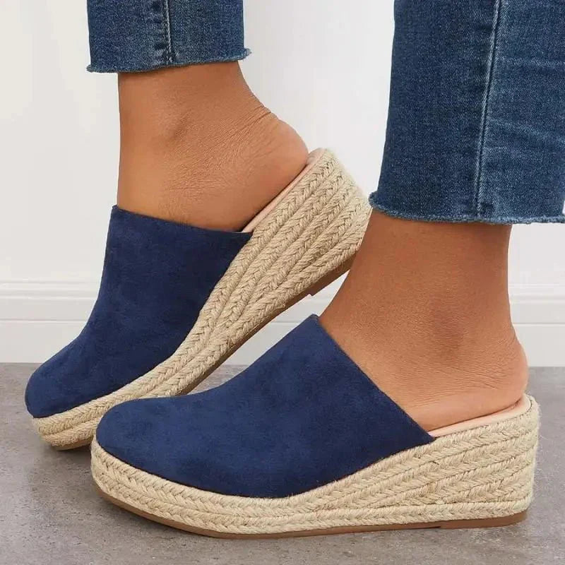 Casual Orthopedic Wedge Mule Sandals