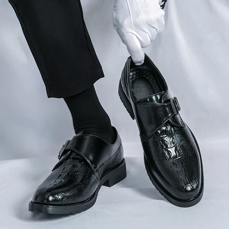 Men's Zenvor Genuine Leather Shoes
