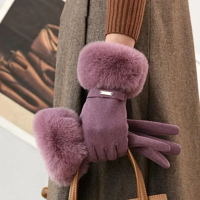 "Esta" Fur Gloves Caliboot