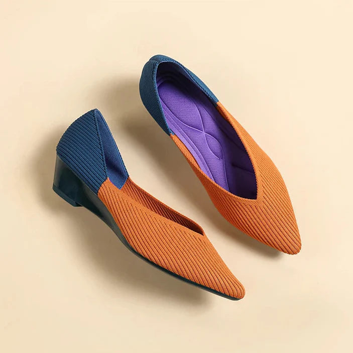Women's Colorblock Pumps - 
Fashinoza