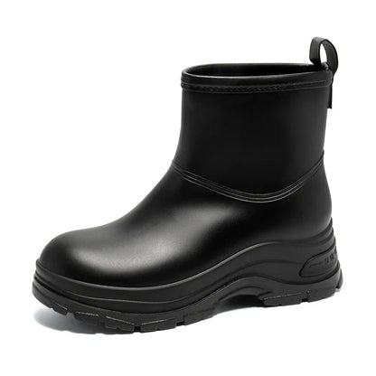 Women's Waterproof Mid-Calf Boots Thick Outsole Slip-Resistant
