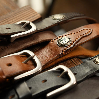 Zack Genuine Leather Belt