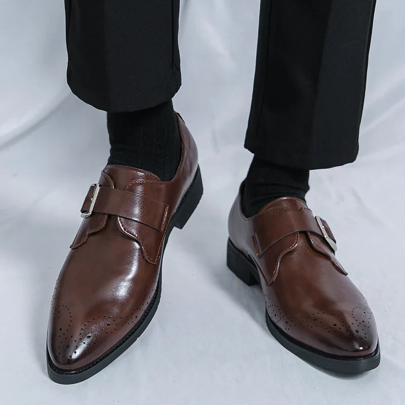Men's Bucklor Genuine Leather Shoes
