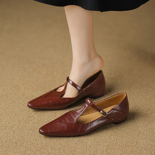 Ivra Genuine Leather Flats