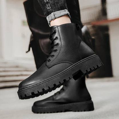 Men's Waterproof Hiking Boots Anti-Slip Sole Black