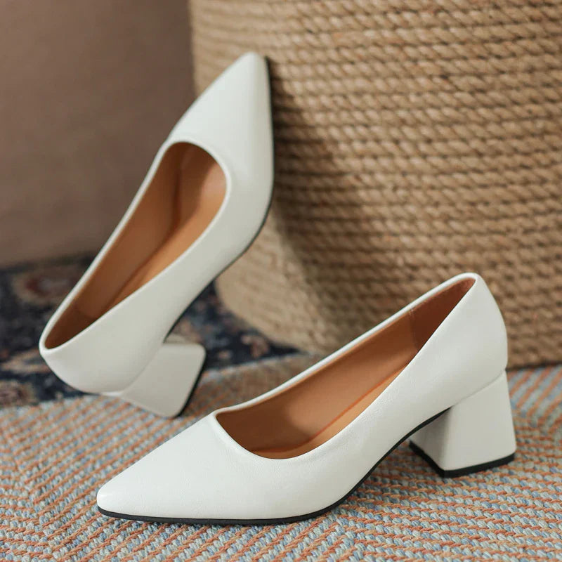 Orlena Leather Heels