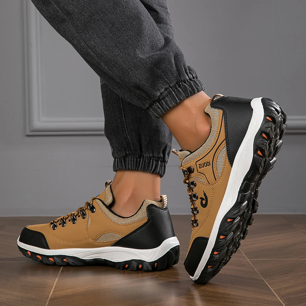 Men's Orthopedic Hiking Shoes Breathable Lightweight Non-Slip Outdoor Sports Sneakers