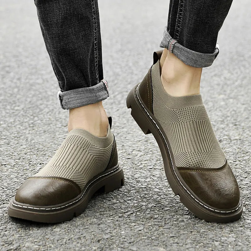 Men's Ace Leather Mesh Shoes