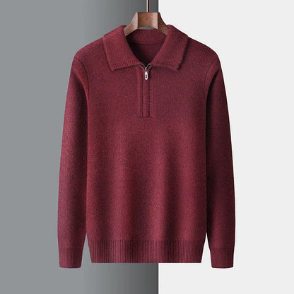 Kyle | Men’s Spring Half-Zip Knit Sweater