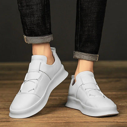 Men's Italian Leather Sneakers Marino