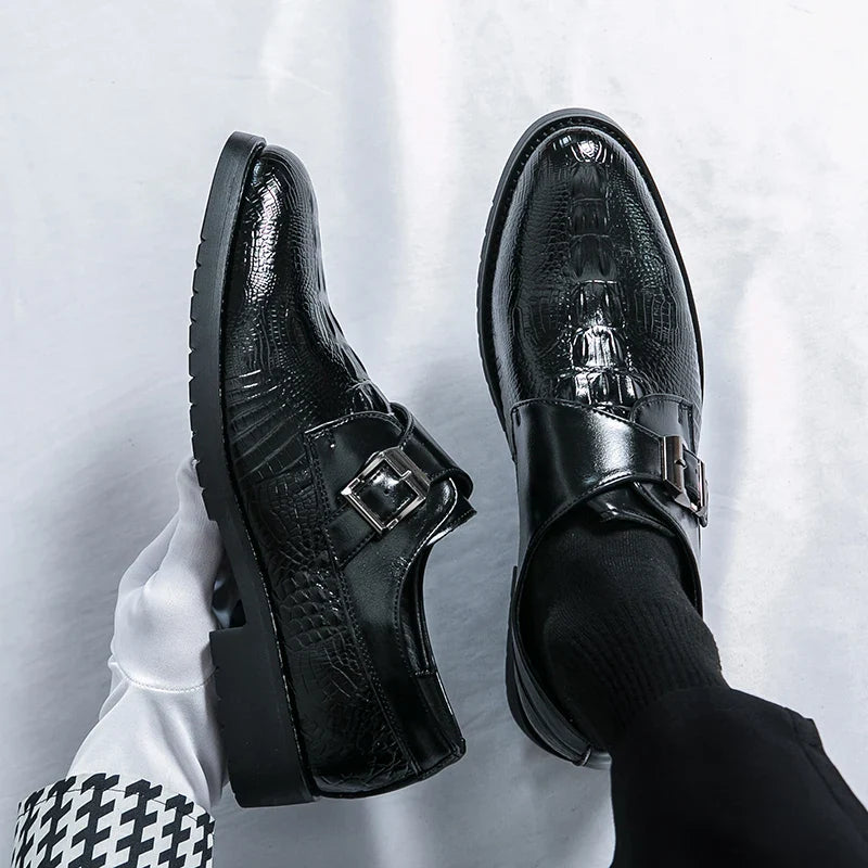 Men's Zenvor Genuine Leather Shoes