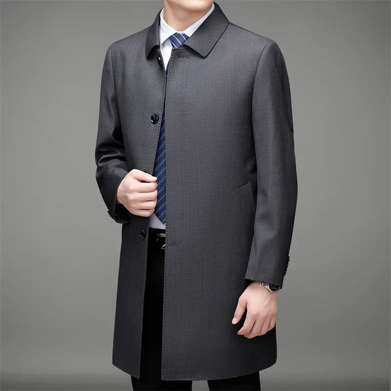 Damon | Classic Winter Trench Coat