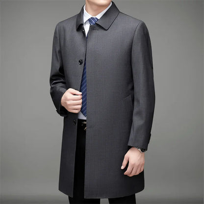 Damon | Classic Winter Trench Coat