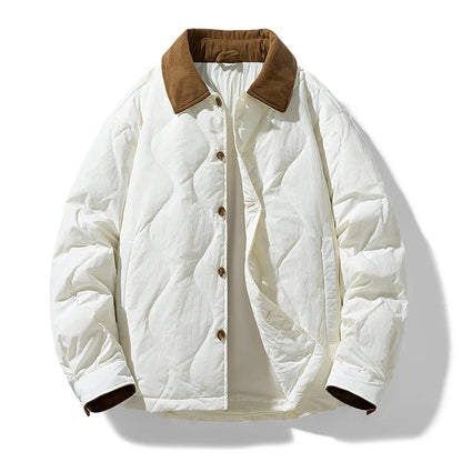 American Retro Quilted Jacket Women's - 
Fashinoza