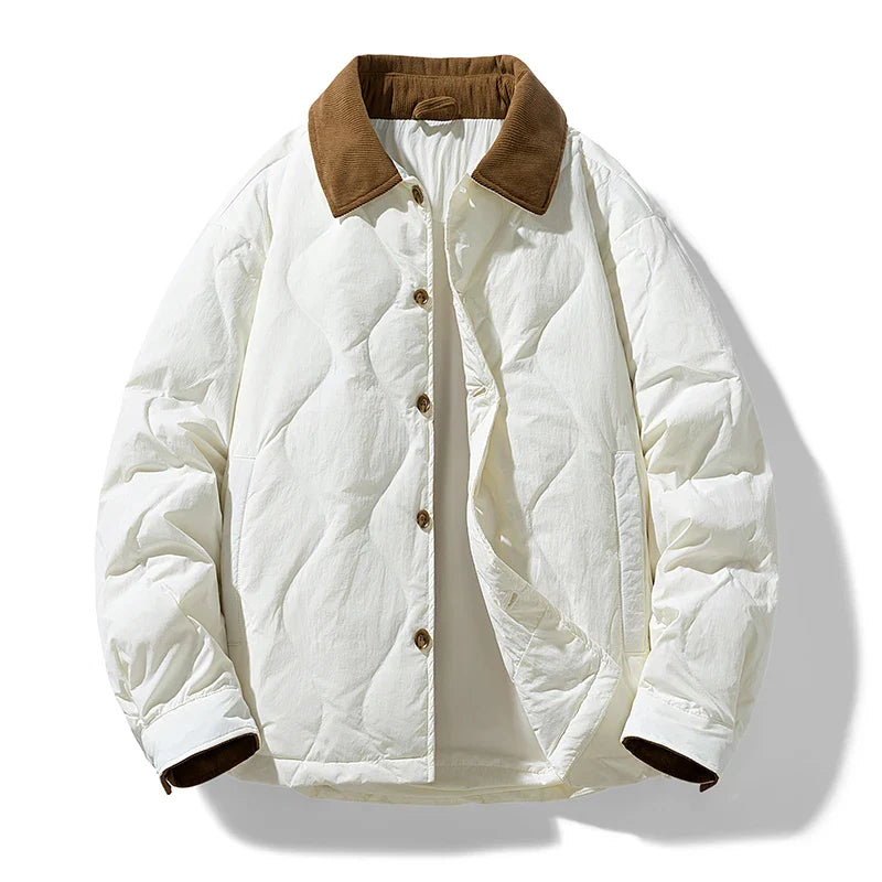 American Retro Quilted Jacket becomes: Retro Quilted Jacket - 
Fashinoza