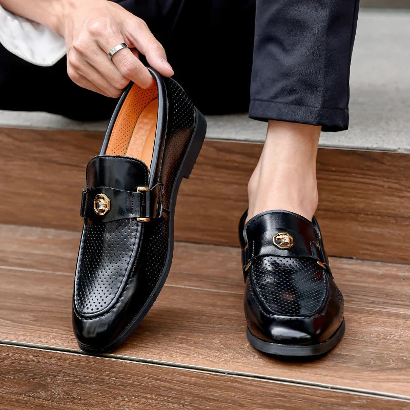 Valenco Men's Leather Loafers