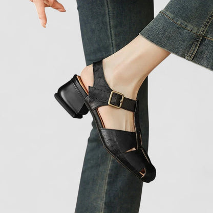Women's Closed Toe Slingback Mary Jane Shoes