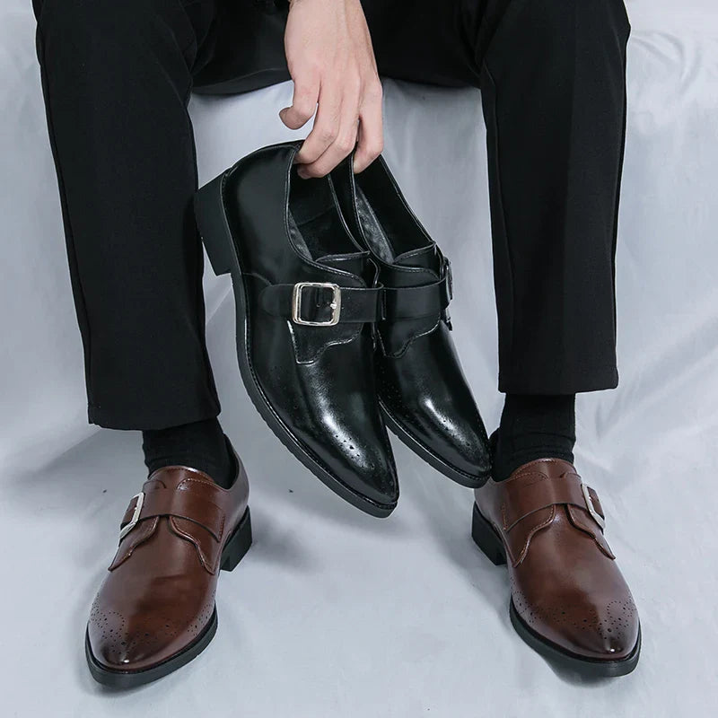 Men's Bucklor Genuine Leather Shoes