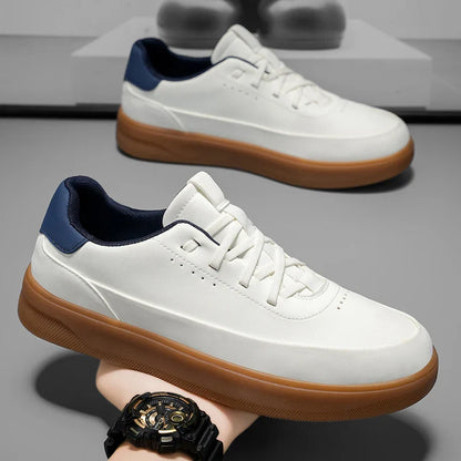 Sorrento Men's Leather Sneakers Brown