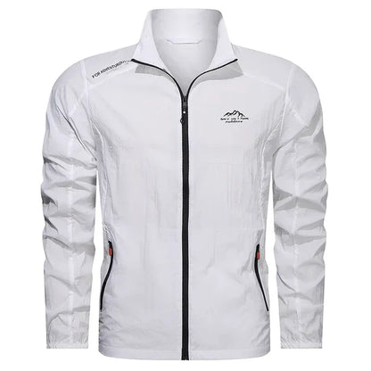 Men's Lightweight Windbreaker Water Resistant Navy