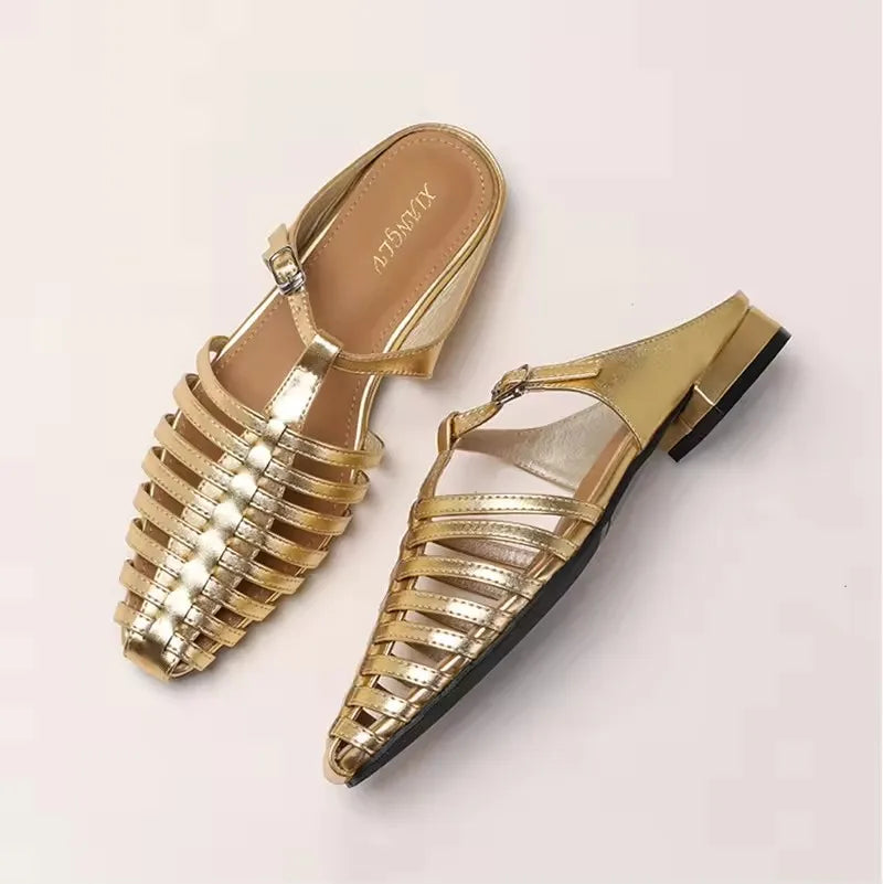 Women's Buckle Flat Shoes