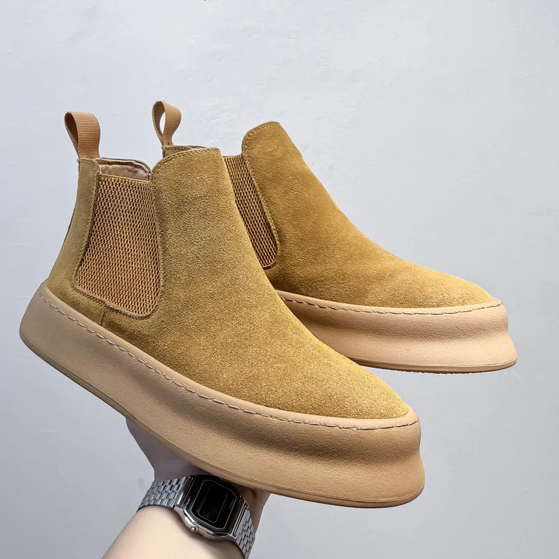 Marco Men's Suede Chelsea Boots