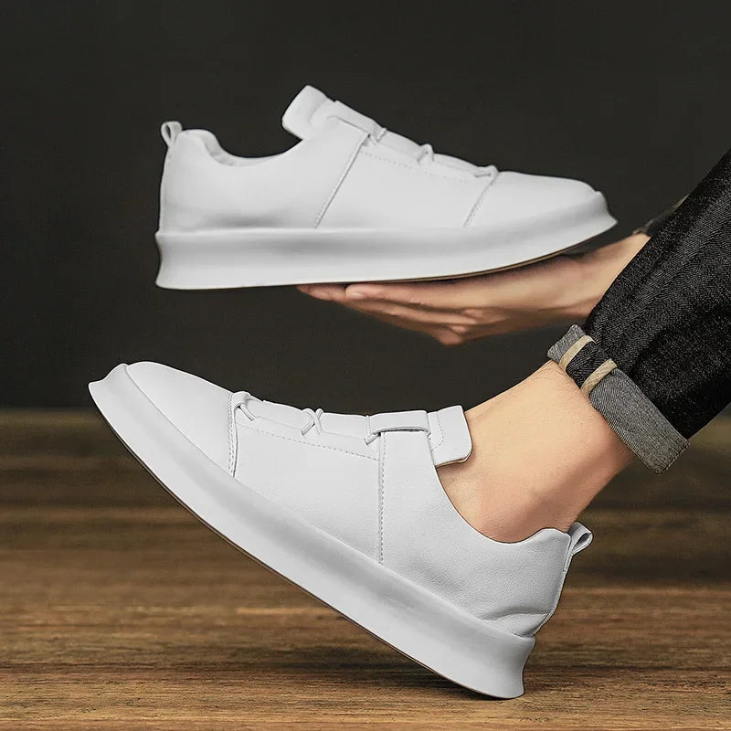 Men's Italian Leather Sneakers Marino