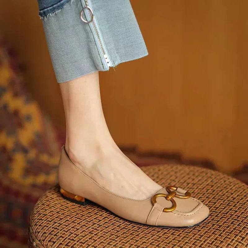 Women's Cushioned Flat Sandals Low Heel
