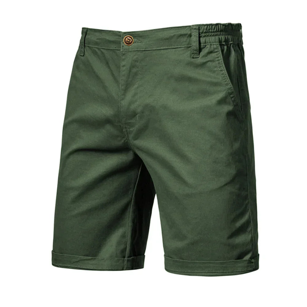 Men's Smart Casual Shorts Lightweight Beige