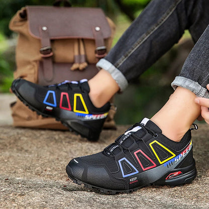 Men's Orthopedic Cycling Shoes Non-Slip Outdoor Cross-Country Trekking Sneakers